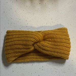 Yellow Knitted Headband